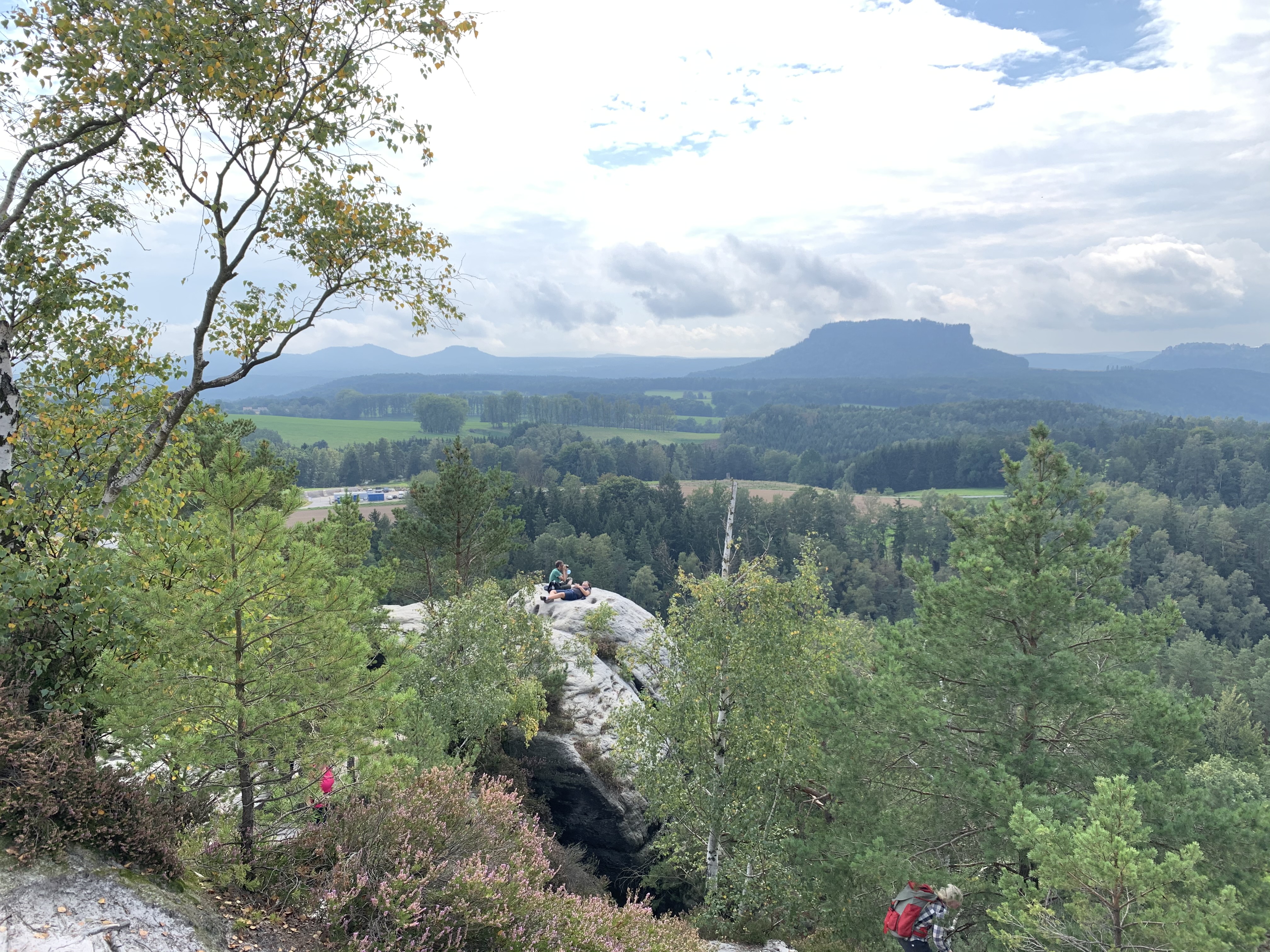 Viewpoint - view of Lilienstein.